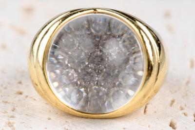 Mauboussin Bague  - Transparence en or blanc 18 carats - Pavae de diamants 2