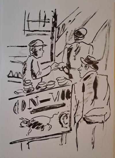 Fernand Léger (d’après) - Le bistrot - Lithographie offset 2