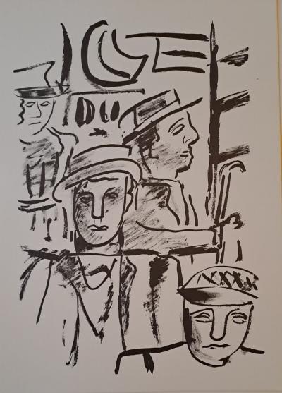 Fernand Léger (d’après) - Dans le métro - Lithographie offset 2