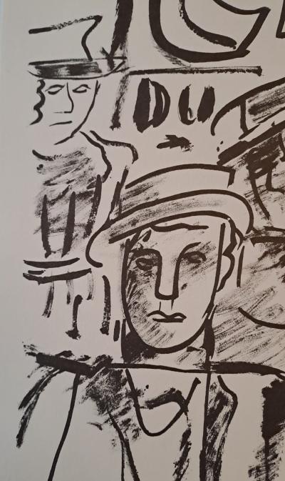 Fernand Léger (d’après) - Dans le métro - Lithographie offset 2