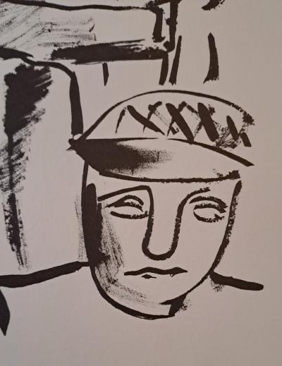 Fernand Léger (d’après) - Dans le métro - Lithographie offset 2