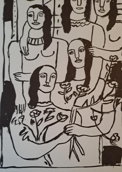 Fernand Léger (d’après) - Les femmes américaines - Lithographie offset 2