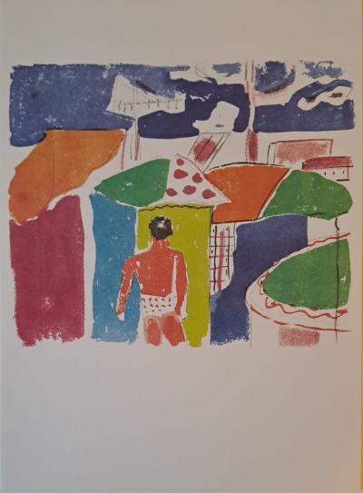 Fernand Léger (d’après) - La plage - Lithographie offset 2
