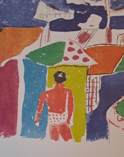Fernand Léger (d’après) - La plage - Lithographie offset 2