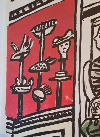 Fernand Léger (d’après) - La chapellerie - Lithographie offset 2