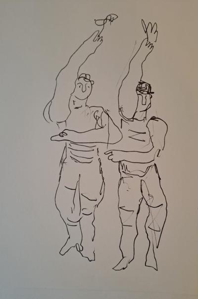 Fernand Léger (d’après) - Les athlètes - Lithographie offset 2