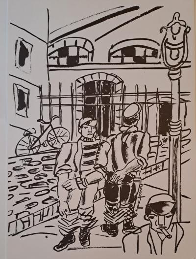 Fernand Léger (d’après) - Les Cyclistes - Lithographie offset 2