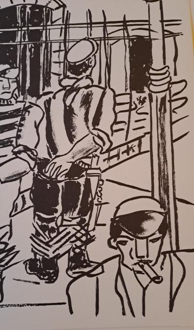 Fernand Léger (d’après) - Les Cyclistes - Lithographie offset 2