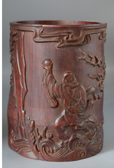 CHINE - Porte pinceaux en bambou - XXieme 2