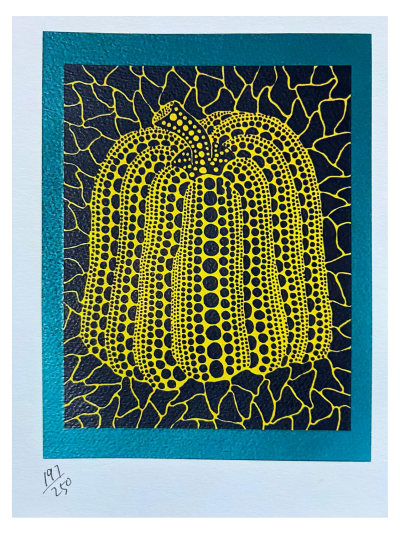 Yayoi Kusama , Pumpkin , 1991 , sérigraphie sur papier , signée, numerotée et datée 2