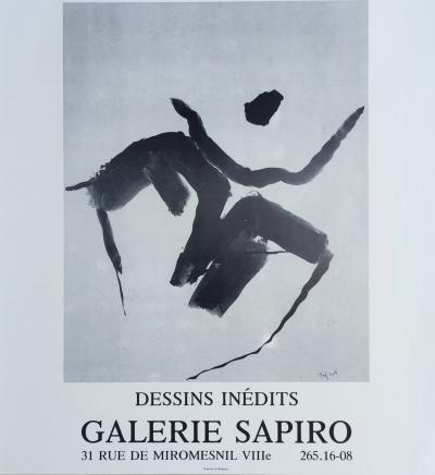 Pierre TAL COAT - Dessins inédit - Affiche sérigraphiée originale signée, 1976 2