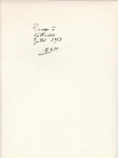 Pablo PICASSO - Picasso à Vallauris - Photo signée 2