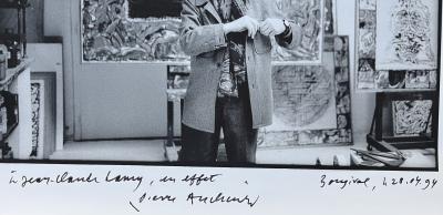 Pierre ALECHINSKY - Photo dédicacée et signée 2