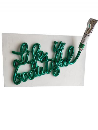Sagrasse - Beautiful is Life -  Résine et poudre de marbre 2