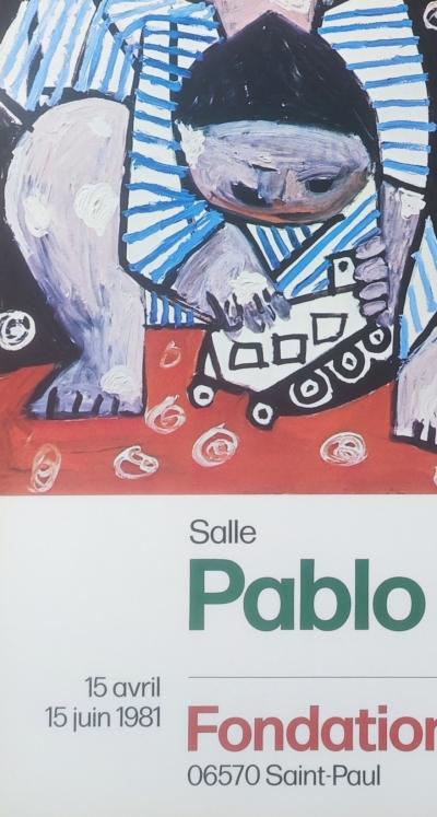 Pablo PICASSO - Claude at 2 years old, Original exhibition poster, 1981 2