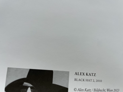Alex Katz, Black Hat 2, 2010 2
