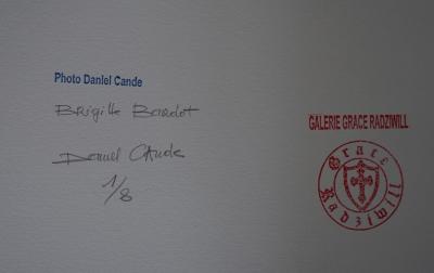 Daniel Cande - Brigitte Bardot, pause cigarette - Tirage argentique, numérotée signée 2