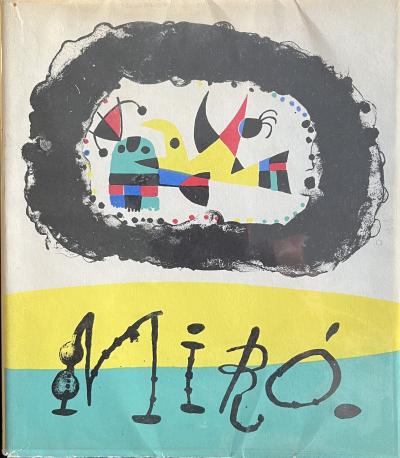 Joan MIRÓ - Dessin original signé dédicaces signées de PREVERT et de  RIBEMONT-DESSAIGNES 2
