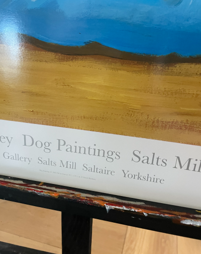 David Hockney,  Dog Paintings 43 - Poster - 1995 2