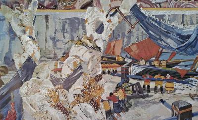Mathurin Méheut (d’après) - Détail de la tapisserie la Mer - Impression numérique 2