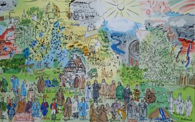 Raoul Dufy (d’après) - L’électricité, son histoire - Lithographie 2