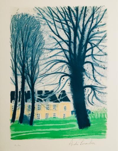 André BRASILIER - Le Domaine, 1980 - Lithographie signée au crayon 2