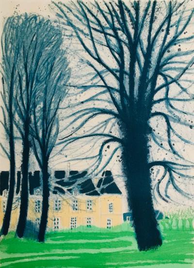 André BRASILIER - Le Domaine, 1980 - Lithographie signée au crayon 2