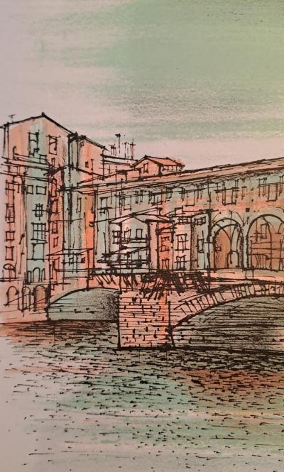Jean Carzou - Le pont des Soupirs - Lithographie originale 2