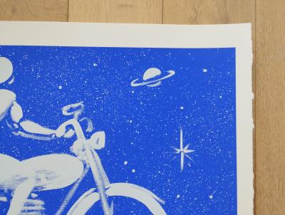 Jérôme Mesnager - Je ne connais plus personne 2024 - Estampe pigmentaire - signée et numérotée 2