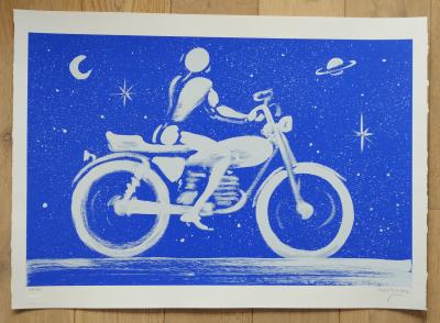 Jérôme Mesnager - Je ne connais plus personne 2024 - Estampe pigmentaire - signée et numérotée 2