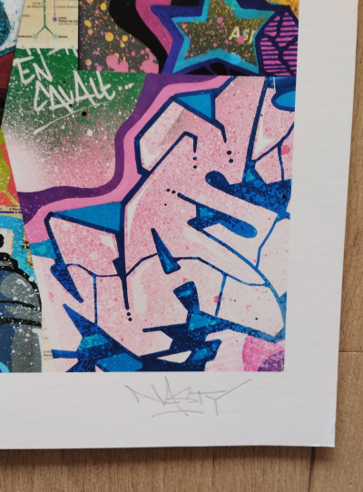 NASTY – Subway Signs Mania – Sérigraphie - signée,- numérotée 2
