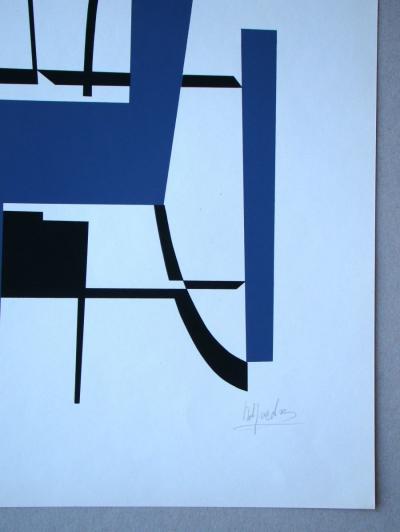 Robert JACOBSEN - Komposition, 1954 - Original-Siebdruck handsigniert und nummeriert 2