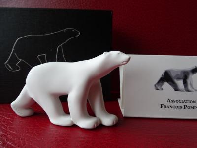 François Pompon - L’ours blanc - Sculpture en pierre reconstituée, 2024 2