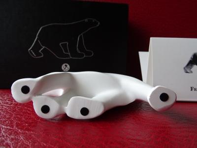 François Pompon - The white bear - Cast stone sculpture, 2024 2