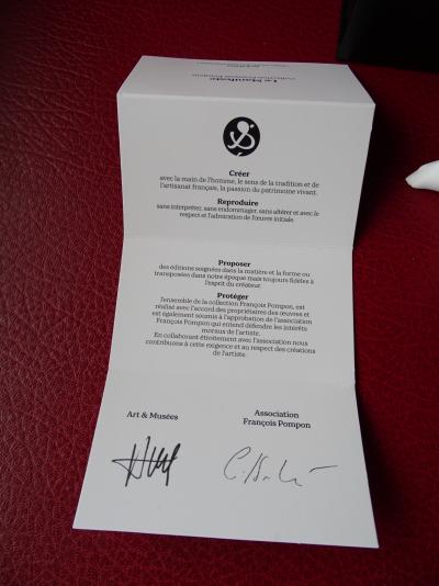 François Pompon - L’orso bianco - Sculpture en pietra fusa, 2024 2