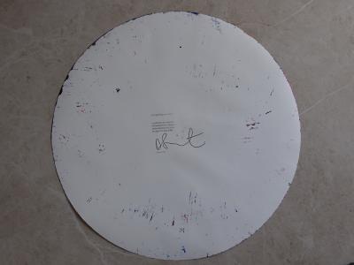 DAMIEN HIRST, Disk - Requiem, Spin Painting, 2009, unique 2