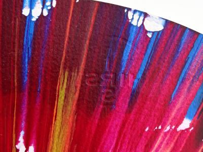 DAMIEN HIRST, Disk - Requiem, Spin Painting, 2009, unique 2