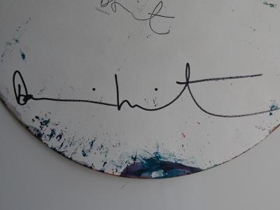 DAMIEN HIRST, Disk - Requiem, Spin Painting, 2009, hand signed, unique 2