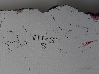 DAMIEN HIRST - Butterfly,  Requiem, Spin Painting, 2009, hand signed, unique 2