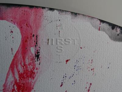 DAMIEN HIRST, Heart - Requiem, Spin Painting, 2009, hand signed, unique 2