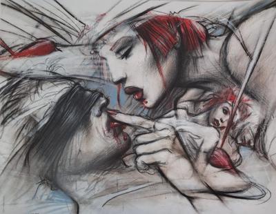 Enki Bilal - Léché à l’aveugle - Affiche édition d’art