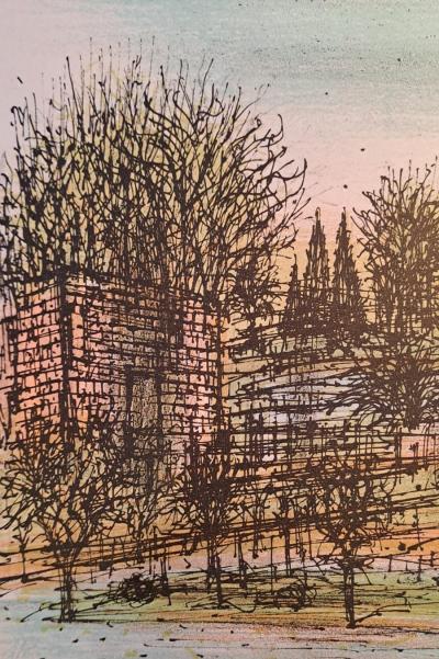 Jean Carzou - Jardin d’hiver - Lithographie originale 2