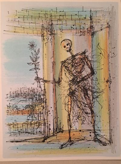 Jean Carzou - La fleur et la mort - Lithographie originale 2