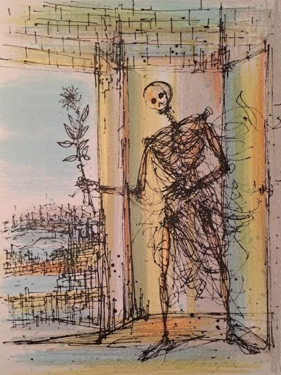 Jean Carzou - La fleur et la mort - Lithographie originale 2