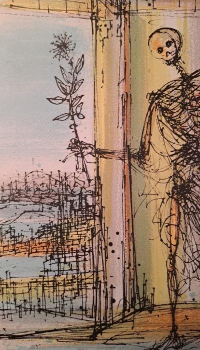 Jean Carzou - La fleur et la mort - Lithographie originale 2