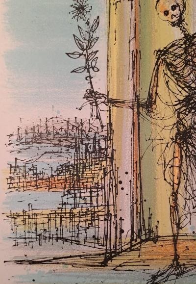 Jean Carzou - La fleur et la mort - Lithographie originale 2