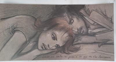 Enki Bilal - Laisse-moi rester ici - Affiche édition d’art