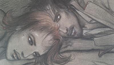 Enki Bilal - Laisse-moi rester ici - Affiche édition d’art 2
