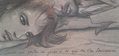 Enki Bilal - Laisse-moi rester ici - Affiche édition d’art 2
