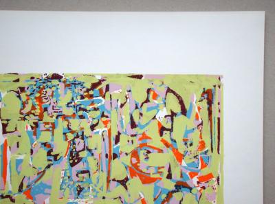 Marie RAYMOND - Composition non figuratif, 1954 - Original screenprint hand-signed and numbered 2